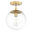Luminaire suspendu sphère 1 lumière Vazken-953345156