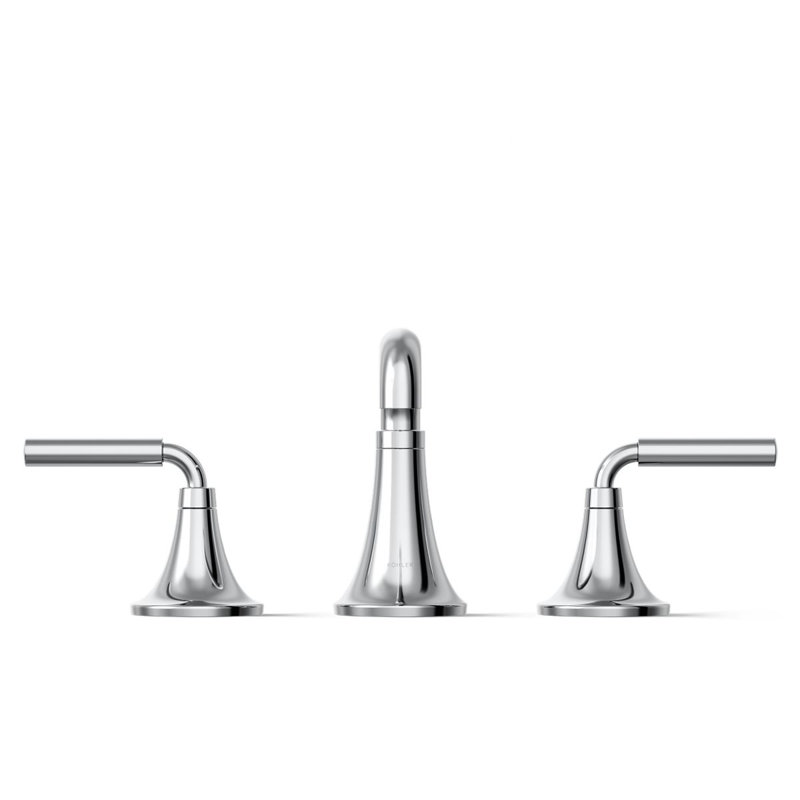 Tone Wall Mounted Bathroom Faucet, Polished Chrome, 1