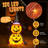 35" H Lighted Collapsible Halloween Pumpkins (Set of 2) 