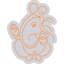  | Enseigne néon éléphant | Doté de tubes néon incassables fabriqués à la main avec une lueur orange vibrante pour un éclairage lumineux et uniforme et une durabilité à long terme | 30 x 24 pouces | Orange
