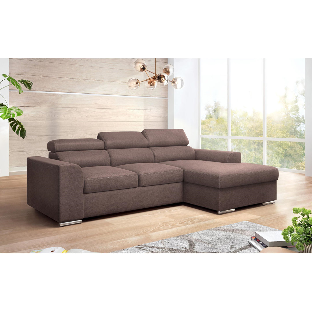 Ecksofa Louai mit Bettfunktion