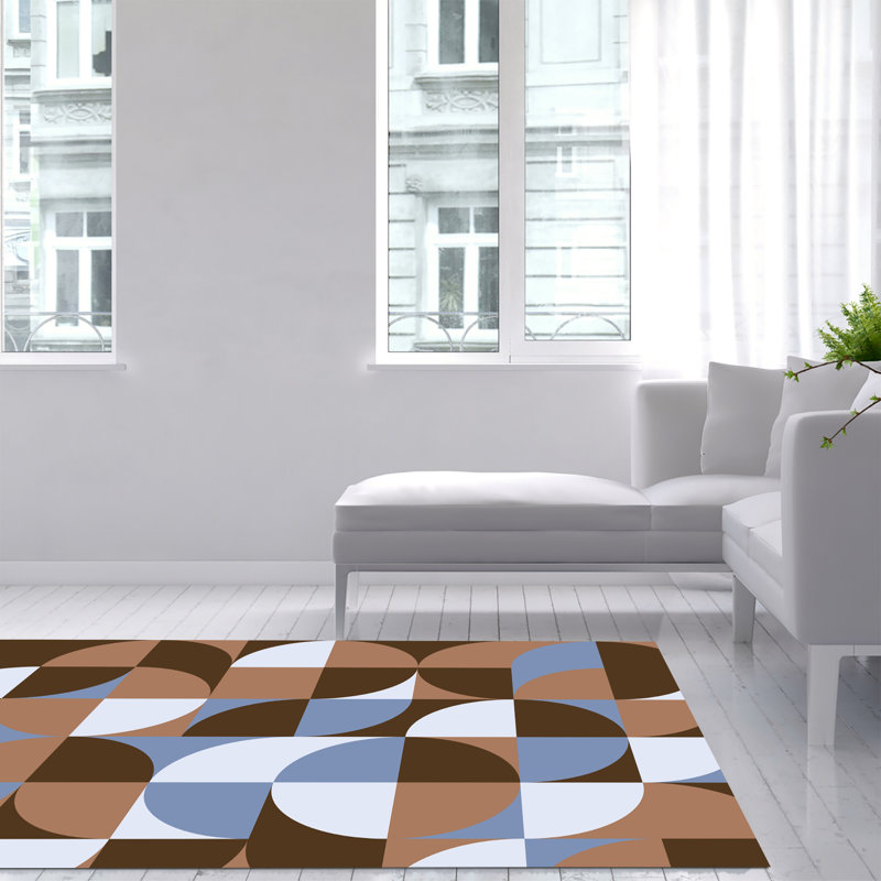 Gahl Geometric Area Rug, Rectangle 140 x 200cm