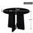 Round Dining Table With Cross Base-1083197595