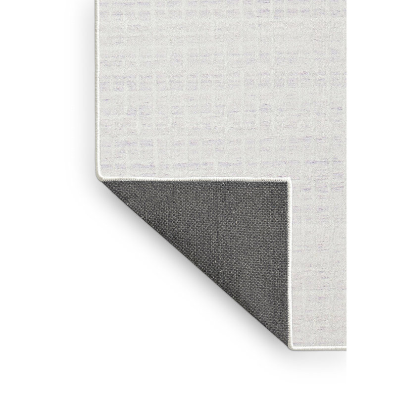 Tapis contemporain blanc cassé, Rectangle 5 pi x 7 pi
