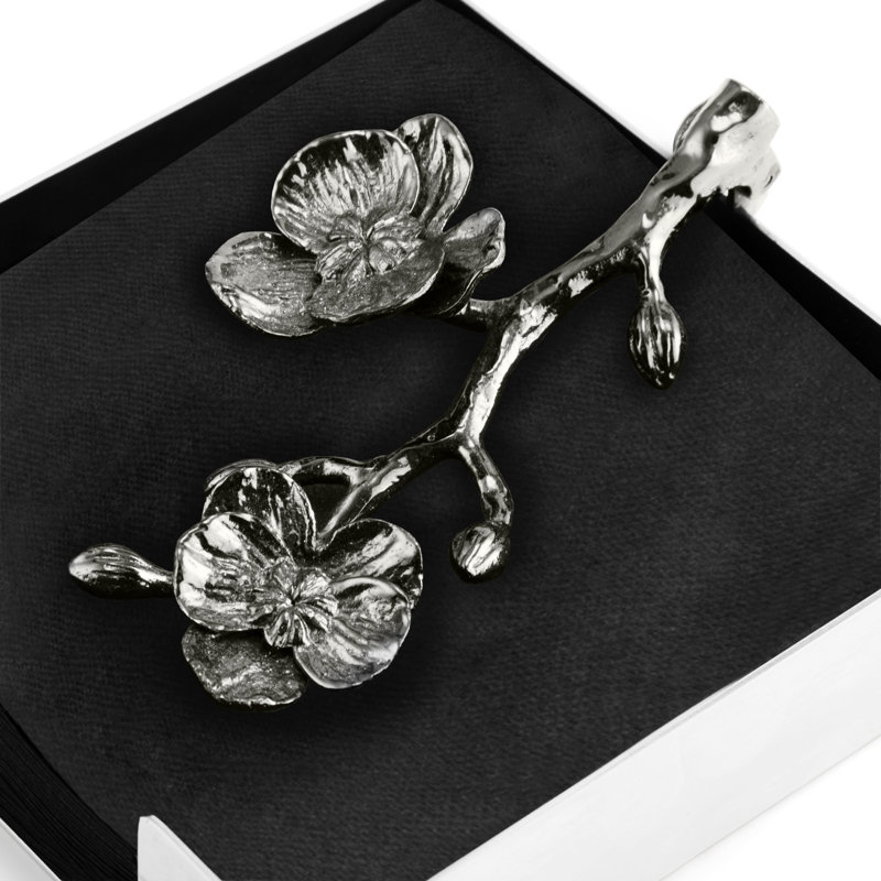 Black Orchid 5.25" W Napkin Holder