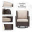 Ensemble de chaises berçantes 3 pièces-1197910678