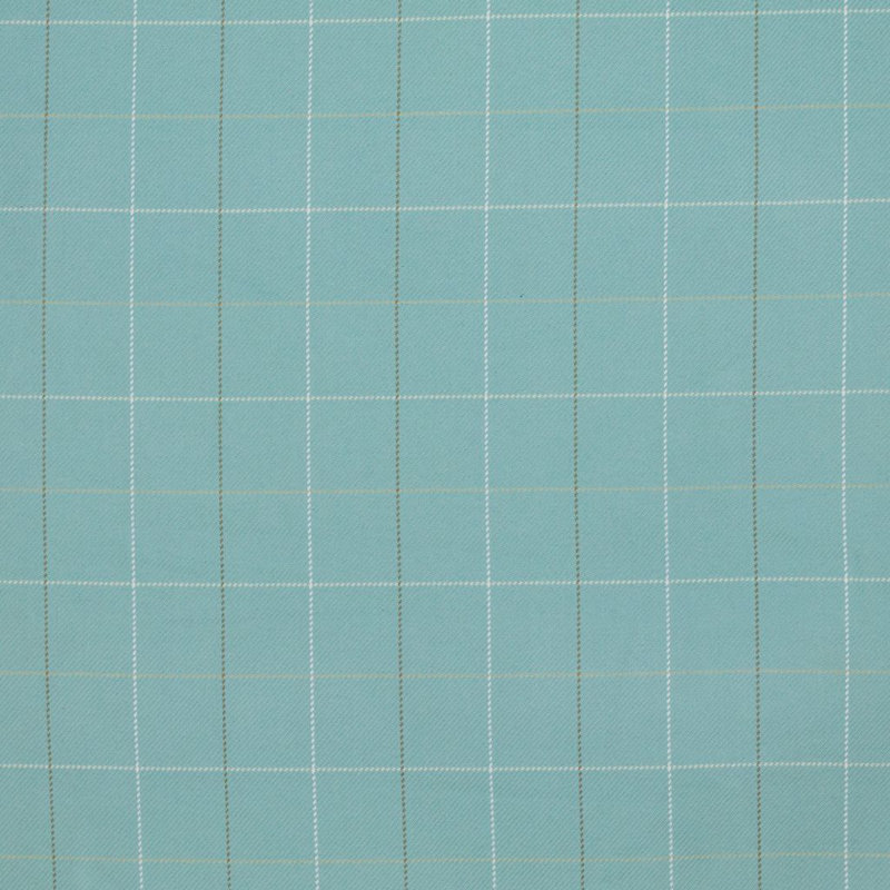 Suite Chesteron Check Fabric, Sea Glass