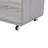 Gray 5-Drawer Dresser with Lockable Wheels-1274206041