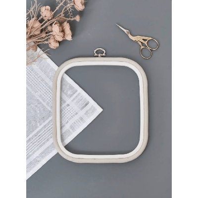 Square Flexi Hoop Nurge 230-12 White
