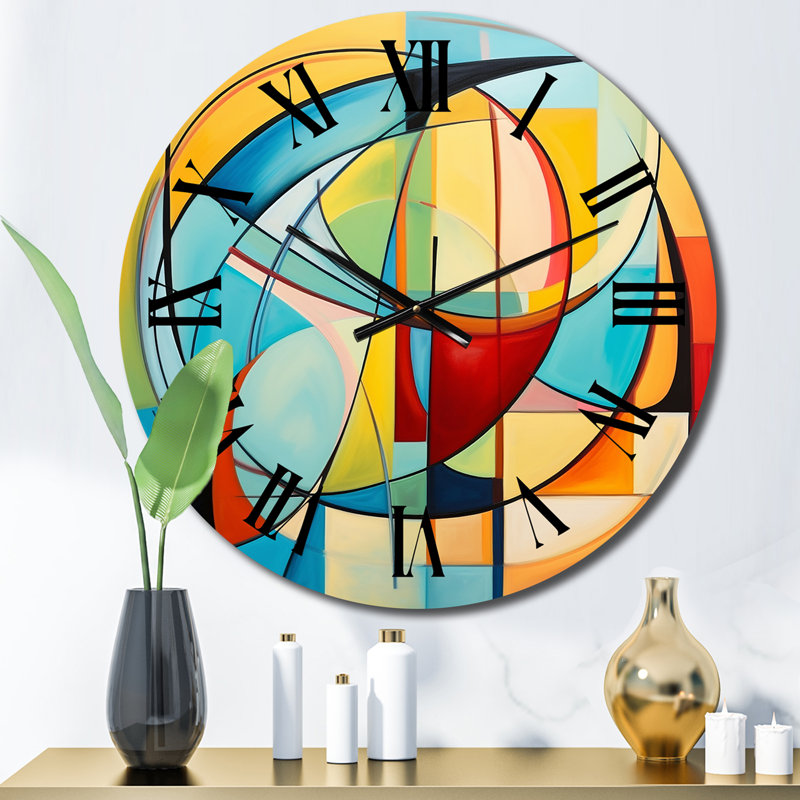 Horloge murale Mid-Century, Petit