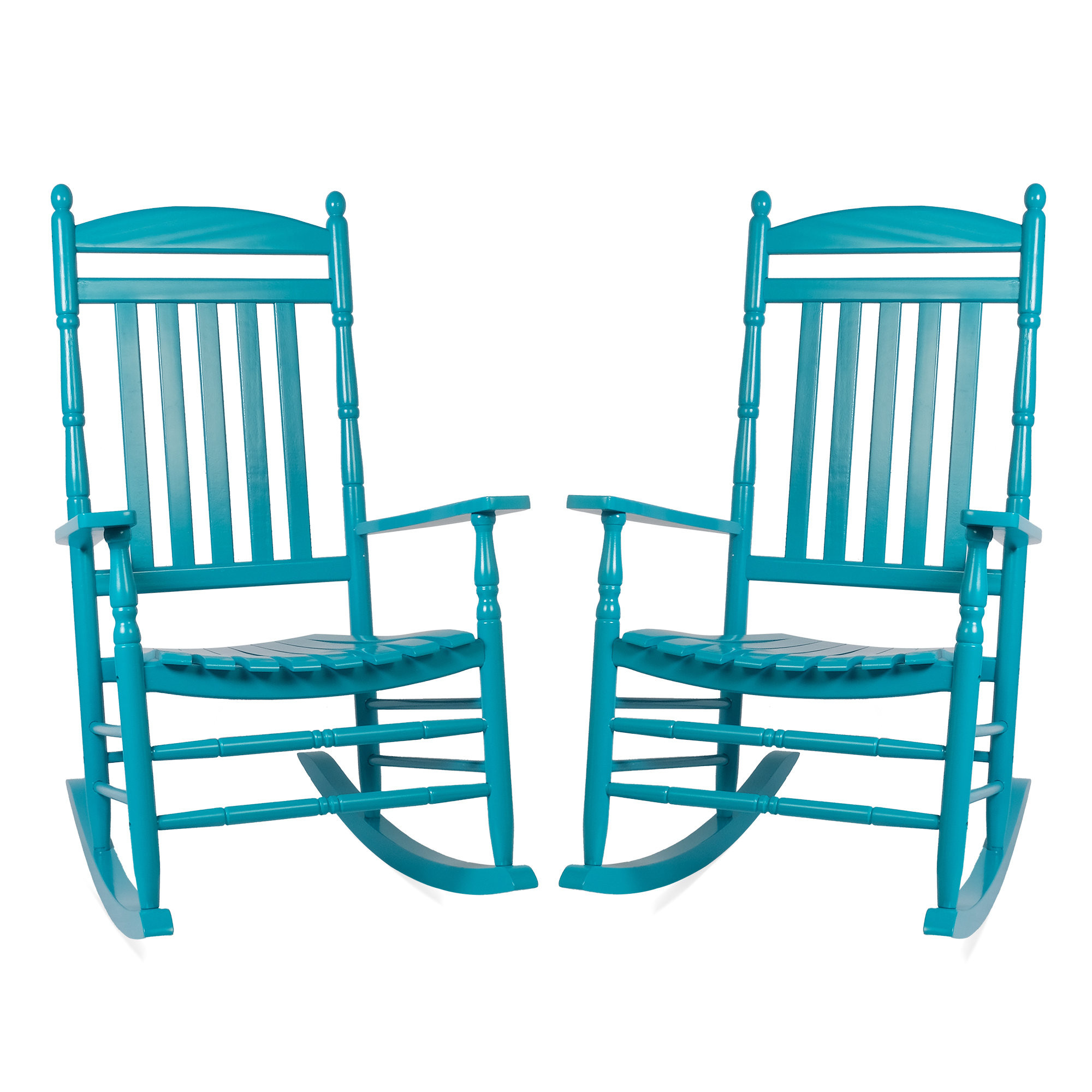 Charlton Home Colb Outdoor Colb Rocking Solid Wood Chair & Reviews ...