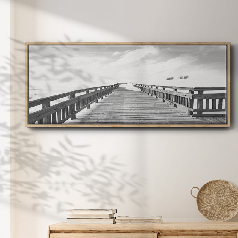 Plage - toile encadrée, H 24 po x l 60 po
