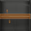 Armoire de garage en métal avec roulettes - Robuste et fiable pour le garage, le bureau et la maison. Tablettes intérieures réglables, roulettes verrouillables à mouvement lisse, surface surélevée, commode. Acier noir. L 30,24 po x P 16,05 po