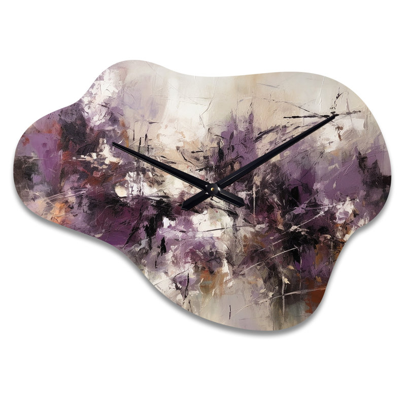 Horloge murale Keefe Modernist Expressions V - Mid-Century, Grand