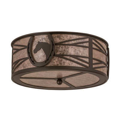 Rustic Lodge 2 - Light Flush Mount