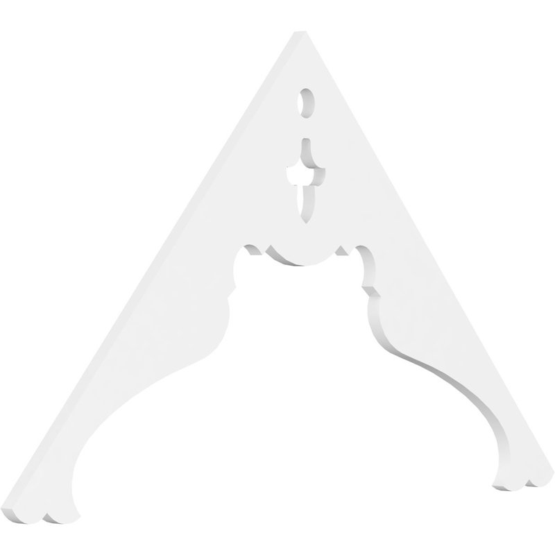 Fronton en uréthane Heath Signature, brun clair apprêté, H 28 po x l 48 po x P 1 po, 14/12