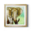 Painterly Elephant - reproduction d'art sur papier encadrée-1702407089-1702407088