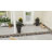 28 Inch Tall Planters for Outdoor Plants, Set of 3 Plastic Flower Pots with Marble Finish and Drainage Holes, Stackable Tapered Large Planters for Indoor Plants, Front Porch Decor, Brown-907986887