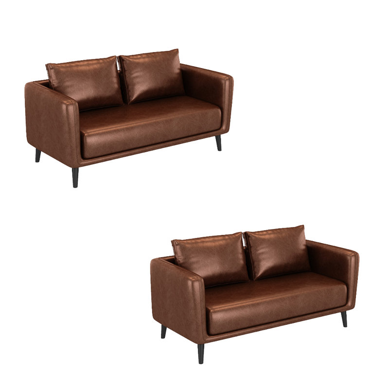 Banc rembourré en similicuir Mingal