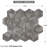 Bucz Glass Honeycomb Mosaic Wall Tile-71278238