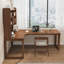 Bureau en bois massif en forme de L brun noisette-1916120453-1916120454