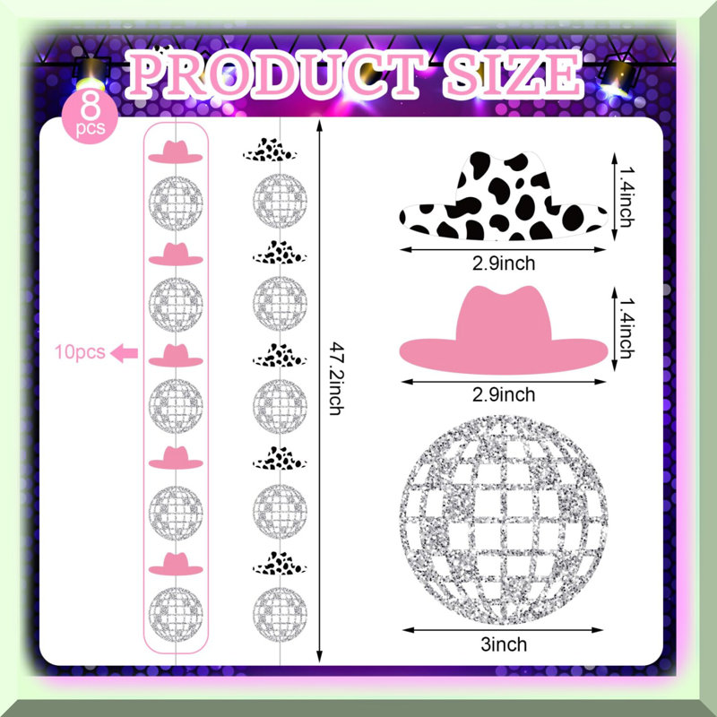 Musical Notes Birthday Bash Banner Black Garland