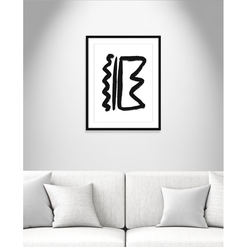 «Line Dessin Collection Royals» sur papier par Leah Straatsma, reproduction, H 29,5 po x l 23,5 po x P 0,01 po