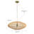 1-Light Oversized Natural Rattan Orb Pendant