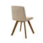 Chaise de salle à manger rembourrée Gina Sand-123103549