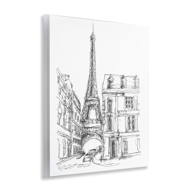 Parisian Architecture Study Wall Plaque, design by Ethan Harper