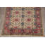 Tapis rouge / beige en laine noué à la main de conception unique 8 pi 2 po x 9 pi 10 po Nirvano