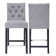 Bryanna Upholstered Counter Stool with Solid Wood Frame