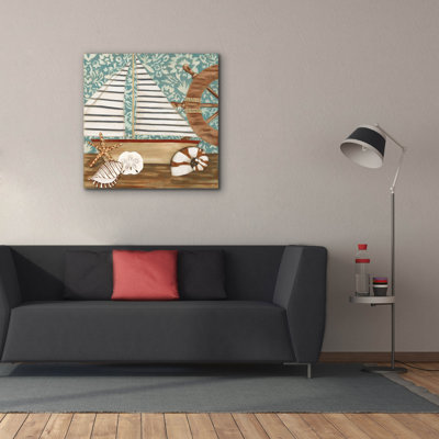 'Nautical Collection 2' by Chariklia Zarris Canvas Wall Art, 37" x 37"