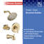 Robinet de baignoire et de douche à inverseur avec valve brute-88301562