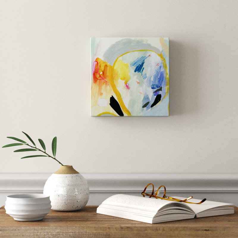 Peinture sur toile, H 10 po x l 10 po x P 1,5 po, Toile tendue