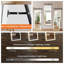 Illuminated Floor Mirror With Led Lights In Three Colours With Bracket-919226891