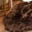 Tapis brun foncé en fausse fourrure Diller-923271870