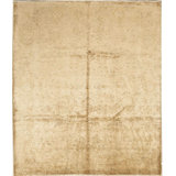 Hand-Knotted High-Quality Cream and Cream Area Rug