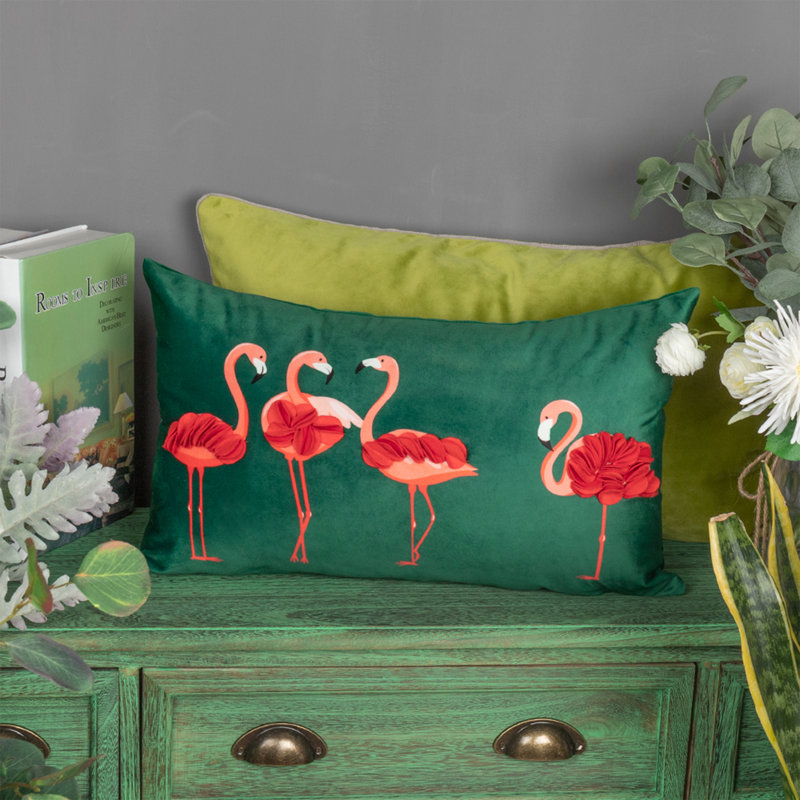  Velvet Lumbar Rectangular Pillow Cover
