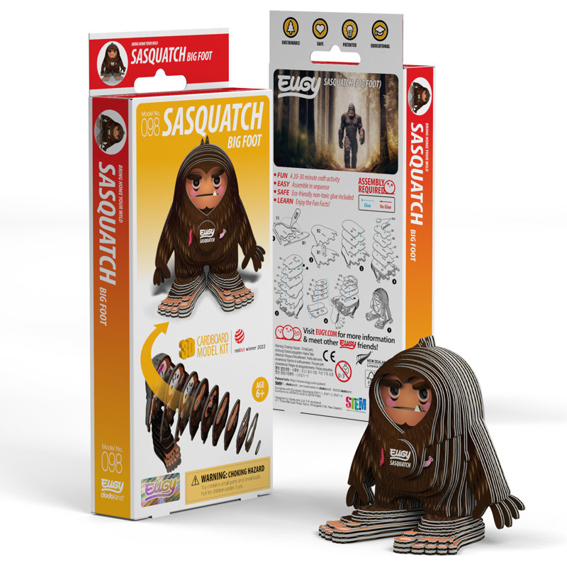 Casse-tête EUGY Sasquatch 3D