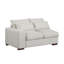 Canapé modulaire en lin avec 2 repose-pieds-1145458073