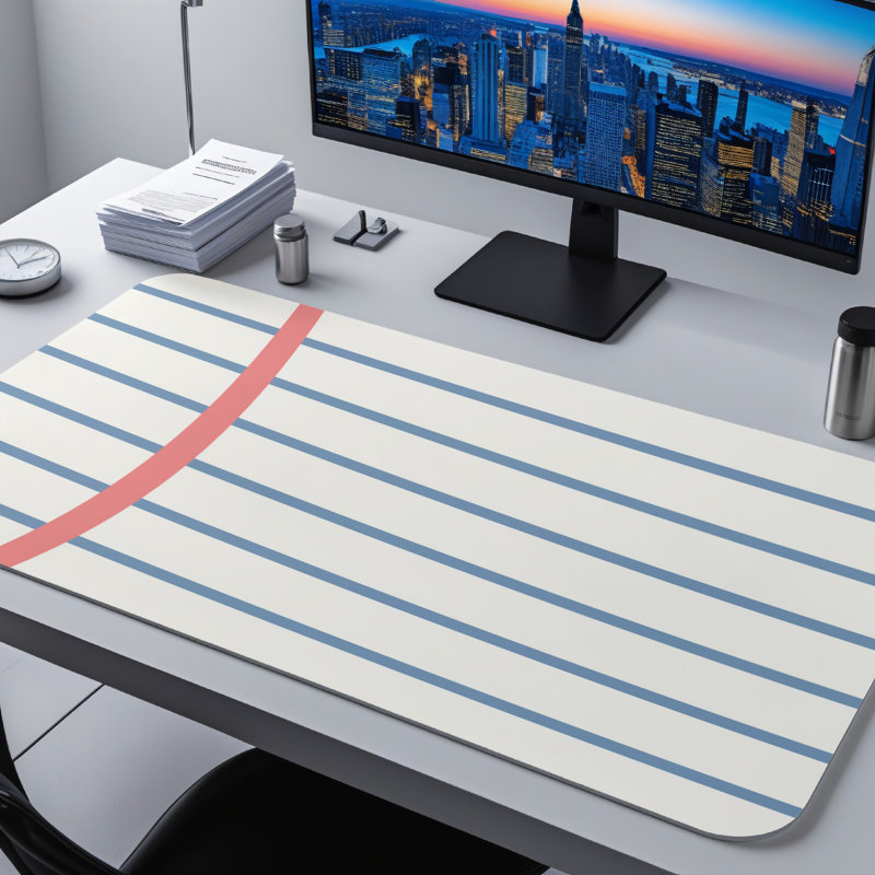Polyester Desk Pad, 31.5x15.5