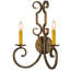 Carlo 2 - Light Candle Wall Light-554896896-554897333