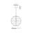 Sphere 1 -Light Single Globe Pendant-26617684-26617685