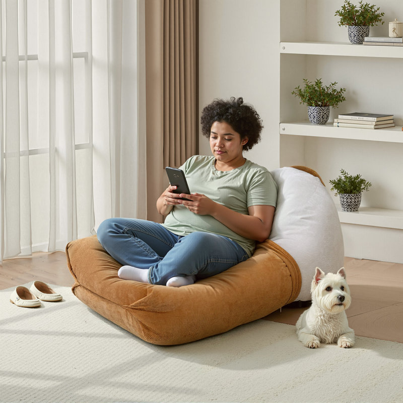 Chenille Refillable Bean Bag Chair