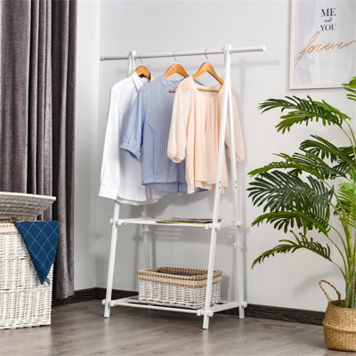 Botkin 107.5 cm Industrial Pipe Clothe Rack