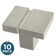 Asymmetric Notched 1 1/16" Length Square Knob Multipack