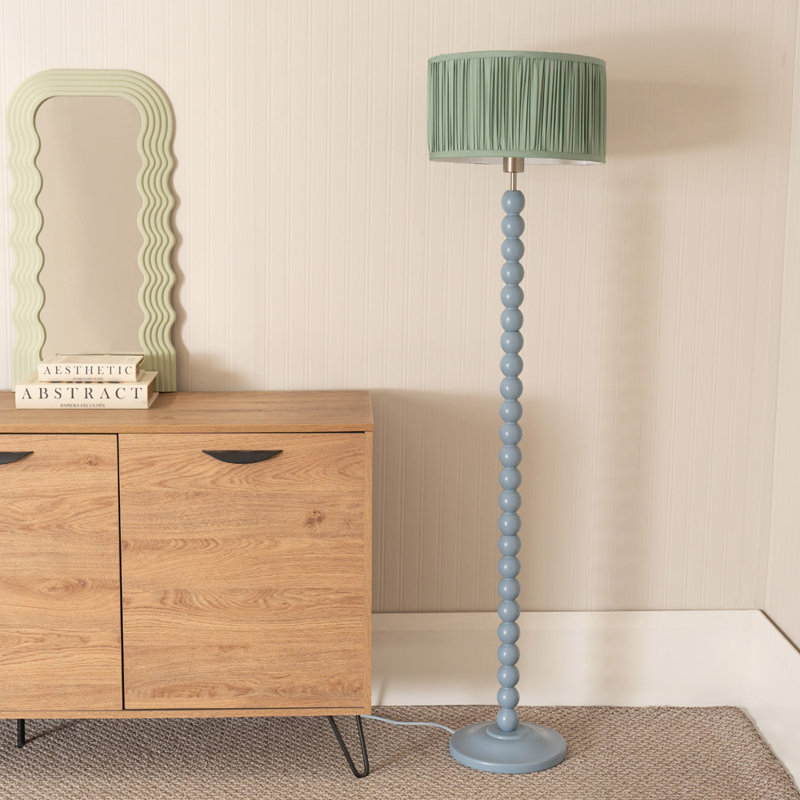 Grenada 145cm Traditional Floor Lamp, Yes, Blue, Green
