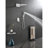 Shower System,Waterfall Rainfall Shower Head With Handheld, Shower Faucet Set For Bathroom Wall Mounted
