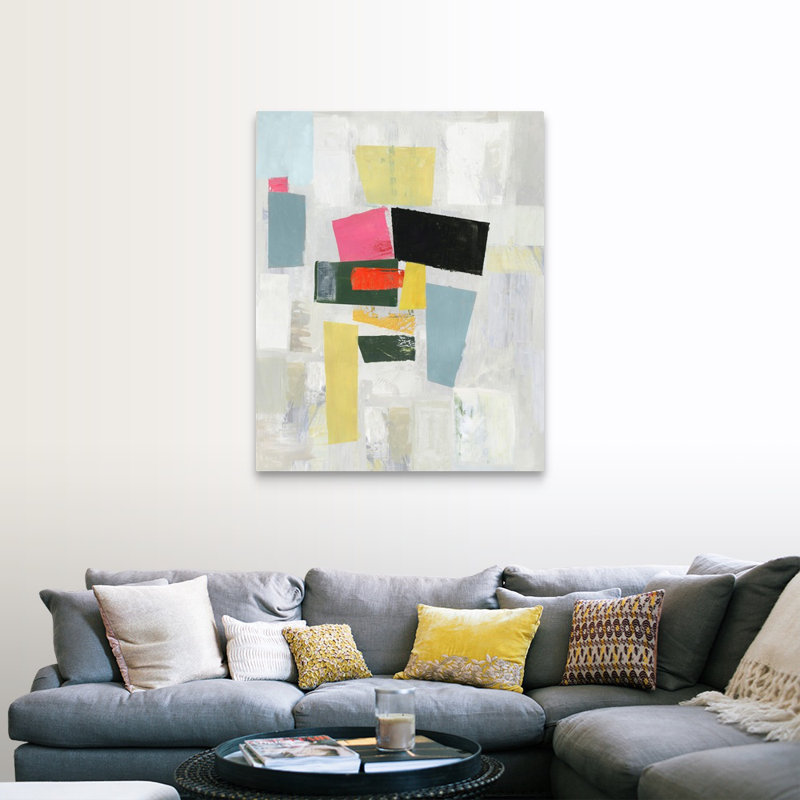 "Fixed Ideas II" par Tom Reeves, reproduction d’art sur toile, H 45 po x l 36 po x P 1,25 po, Toile tendue